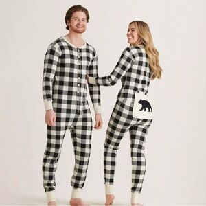 Ladies Little Blue House Union Suit Onesie - XS